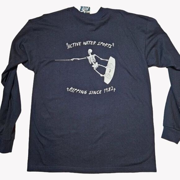 AWS Skeleton Men's long sleeve XL - Picture 1 of 7